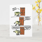 Carte Coup de coude Melon Mignon 10e Anniversaire (Fleur jaune)