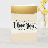 Carte Coup de Foudre Je T'Aime (Fleur jaune)