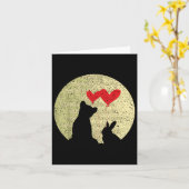 Carte Coup De Lapin Bear Amour Anneau Mariage Relation V (Fleur jaune)