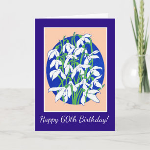 Carte Coup de neige avant personnalisé Anniversaire spéc