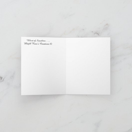 Carte Coup de soleil...... (Intérieur)