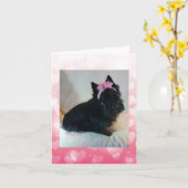 Carte Coup d'oeil amoureux (Fleur jaune)