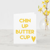 Carte Coupe de beurre | Motivation douce (Fleur jaune)