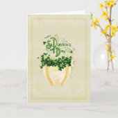 Carte Coupe de Cheer St. Patrick's Card (Fleur jaune)
