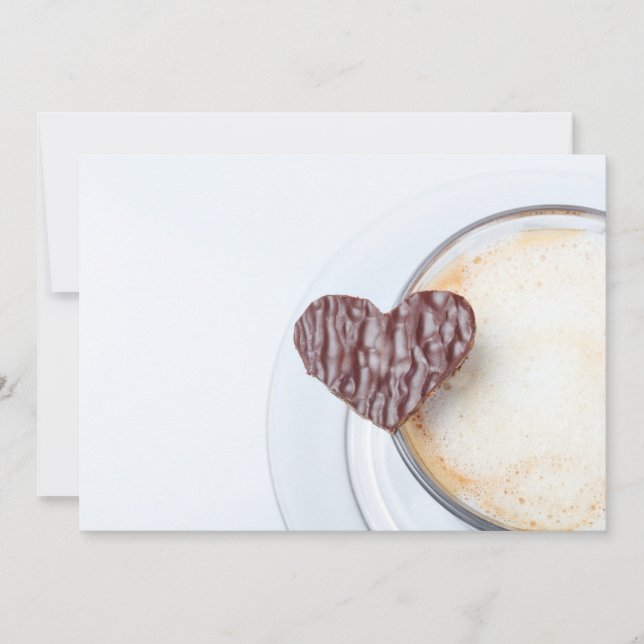 Carte Coupe de coffee and a cookie (Devant)