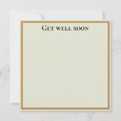 Carte Coupe de latte de café avec mousse de forme feuill (Dos)