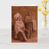 Carte Coupe les oreilles de l'ours et l'épouse - (Fleur jaune)