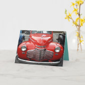 Carte Coupe Red 1941 de chevrolet (Fleur jaune)