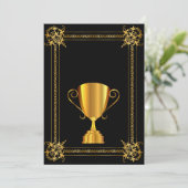 Carte Coupe trophée d'or (Debout devant)