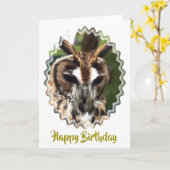 CARTE COUPER OWL (Fleur jaune)
