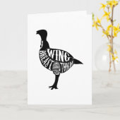 Carte Coupes de viande de dinde Boucher (Fleur jaune)