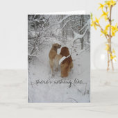 Carte couple (Fleur jaune)