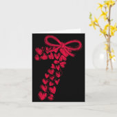 Carte Couple 7 67 - Mignon Six Sept Coeurs Assortis 67 V (Fleur jaune)