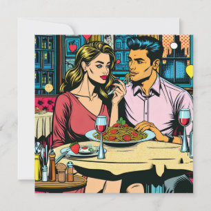 Carte Couple à la première date   Dîner Spaghettis