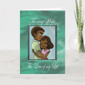 Carte Couple afro-américain (Devant)