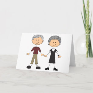 Carte Couple âgé