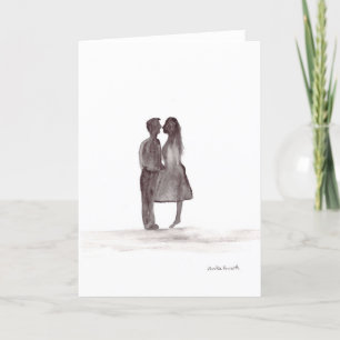 Carte Couple amoureux anniversaire d'amour