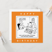 Carte Couple Argue sur le dessin de Sudoku (Devant/Arrière en situation)