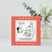 Carte Couple Argue sur le dessin de Sudoku (Debout devant)