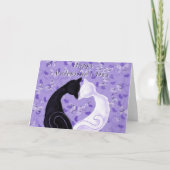 Carte Couple Cat Valentine's Day (Devant)