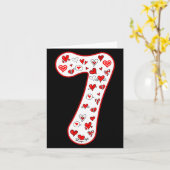 Carte Couple Costume Numéro 7 Duo 67 Mème Six Sept Vale (Fleur jaune)