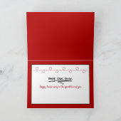 Carte Couple d'arachide mignonne Anniversaire (Intérieur)