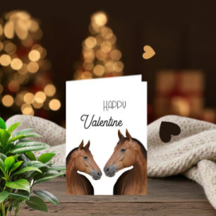 Carte Couple de chevaux