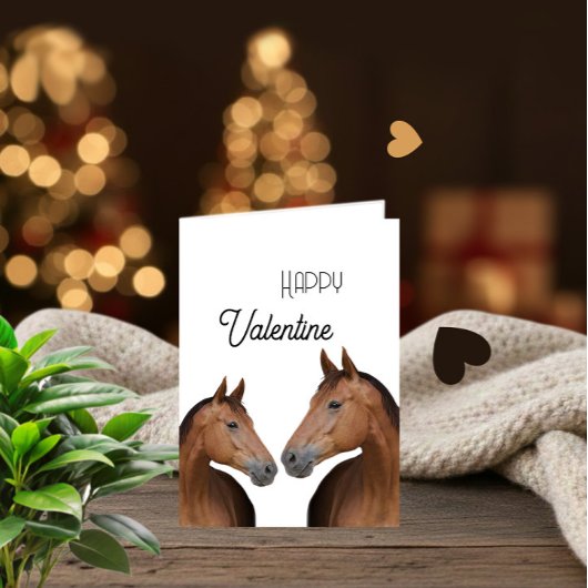 Carte Couple de chevaux