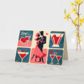 Carte Couple de danseurs de la Saint-Valentin du milieu (Fleur jaune)