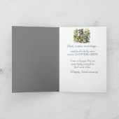 Carte Couple de mignons Raccoons (Intérieur)