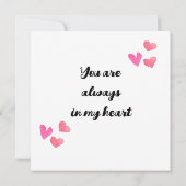 Carte Couple de pingouin drôle, Animaux en amour (Dos)