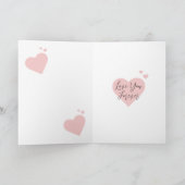 Carte Couple de poulet mignon Vous Aimez Pour Toujours A (Intérieur)