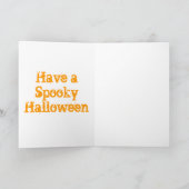 Carte Couple d'Halloween éffrayant (Intérieur)