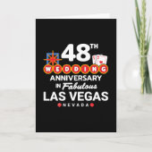 Carte Couple du 48e anniversaire de mariage voyage à Las (Devant)
