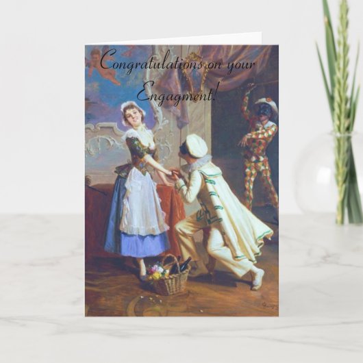 Carte Couple Fiançailles (Devant)