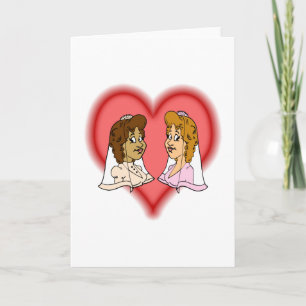 Carte Couple lesbien bi-racial