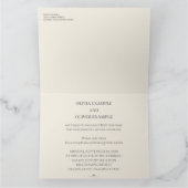 Carte Couple mariage en monochrome (Intérieur)