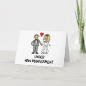 Carte Couple mariage - Sous la nouvelle gestion (Devant)