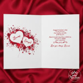 Carte Couple Noir Romantique Saint-Valentin