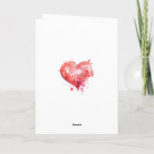 Carte Couple Noir Saint Valentin (Dos)