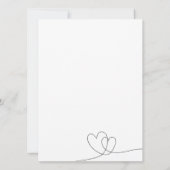 Carte Couple Photo Modern Script Calendrier Enregistrer  (Dos)