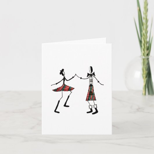 Carte Couple qui danse (Devant)