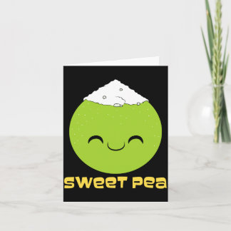 Carte Couple Sweet Pea Performance de Relation Mignonne