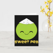 Carte Couple Sweet Pea Performance de Relation Mignonne (Fleur jaune)