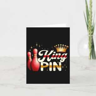 Carte Couples Bowler League Bowler King Pin porter Cro