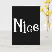 Carte Couples Christmas Naughty Nice Matching Holiday Ma (Fleur jaune)