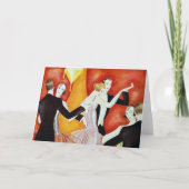 Carte Couples de danseurs des années 1920 (Devant)