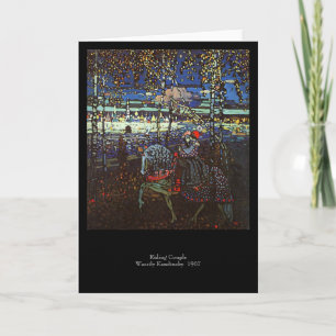 Carte Couples d'équitation par Wassily Kandinsky 1907