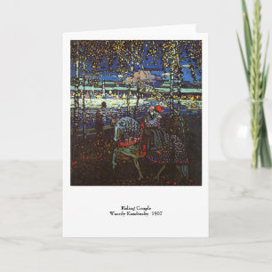 Carte Couples d'équitation, Wassily Kandinsky 1907