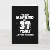 Carte Couples Mariés 37 Ans Humour 37e Anniversaire de M (Devant)